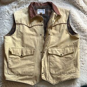 Schaefer Outfitter XXL canvas / leather vest